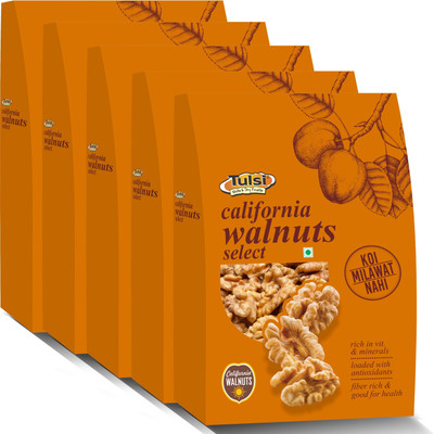 Tulsi California Select Kernels (Pack Of 5) Walnuts(5 x 0.2 kg)