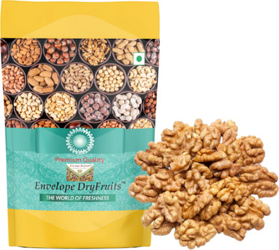 Envelope Dryfruits 1Kg Walnut Light | Premium Kernels Akhrot Giri | With out Shell Walnuts(2 x 0.5 kg)