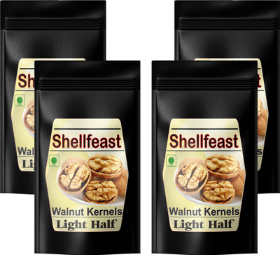 Shellfeast Walnut Kernels Light Half Kashmiri, Akhrot Giri Walnuts(2 x 1 kg)