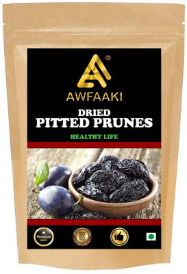 AWFAAKI Pitted Prunes | Dried Seedless Prunes Pitted | Alu Bukhara Prunes(1 x 250 g)