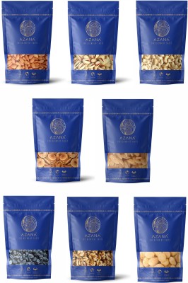 Azana Healthy Dry Fruits Combo Pack - 800 Grams |Californian( Pack of 8 x 100g)(8 x 100 g)