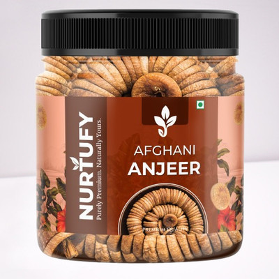 Nurtufy Afghani Anjeer Dried Figs | Vegan & Gluten Free | Daily Health Snack Figs(1 x 1000 g)