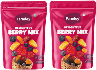 Farmley Berry Mix- Protein Rich Dried Berries Snack(2 x 200 g)