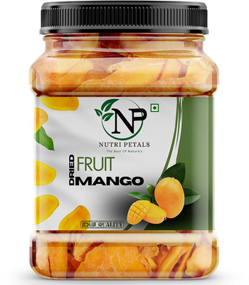 nutri petals Premium Dried Mango Slice | Dehydrated Mango | Organic Dry Mango Pieces Mango(1 x 500 g)