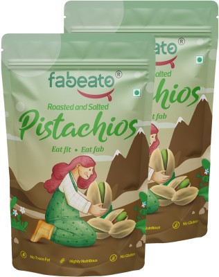 Fabeato Premium Roasted & Salted Pistachios(2 x 200 g)