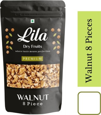 lila dry fruits Walnut Kernels ( Akhrot Giri ) California (Grade - 8 Pieces, Broken) 100gm Walnuts(100 g)