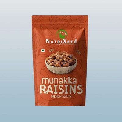 Natrixeed Fresh Soft Munakka Raisins | Sweet Naturally | Healthy Daily Snack Energy Raisins(1 x 1 kg)