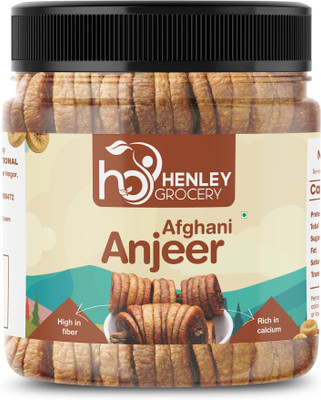 HENLEY Premium Dried Afghani Anjeer | Dry fruits Figs | Fresh Figs(1 x 0.25 kg)