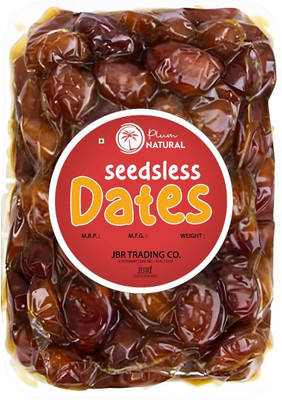 Plum Natural Premium organic Seedless Dates Pin Khajur Arabian Dates, Dry Fruit Dates(500 g)