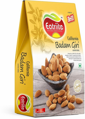 Eatriite California Badam Giri (Plain Almond Kernel Almonds(1 x 200 g)