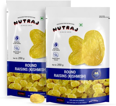 Nutraj Special (Kishmish)- Round Raisins(2 x 250 g)
