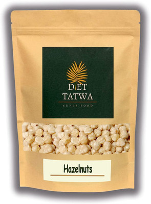 DIET TATWA Organic Hazelnuts Without Shell Raw & Dehulled For Making Chocolate Spread Hazelnuts(1 x 250 g)