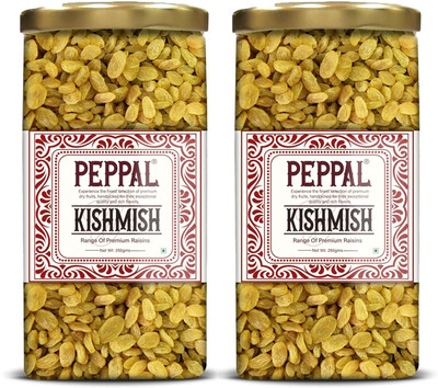 Peppal KISHMISH Range Of Premium Raisins 250 Grams Raisins(2 x 250 g)