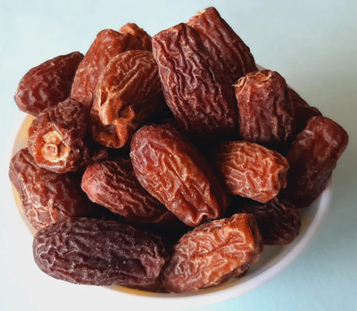 BR CART Organic Kali Kharak Dry Dates | Kala Sukha Khajoor | Black Dry Dates | Chuhara Dry Dates(100 g)