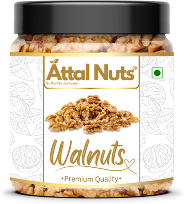 Attal Nuts Natural Premium California Walnut Kernels | Akhrot Giri Without Shell Dry Fruit Walnuts(400 g)