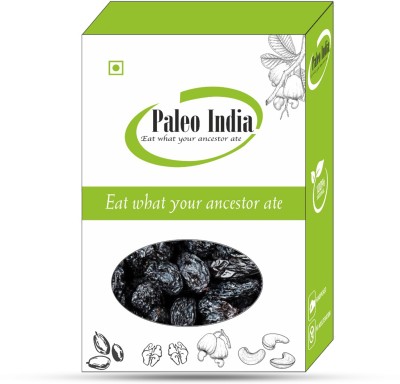 Paleo India Seedless Black Kismis Dried Kali Draksh Black Raisins Dry Fruits Raisins(2 x 400 g)
