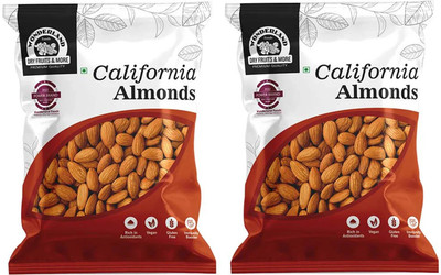 WONDERLAND Foods Raw California 100g X 2 Almonds(2 x 100 g)