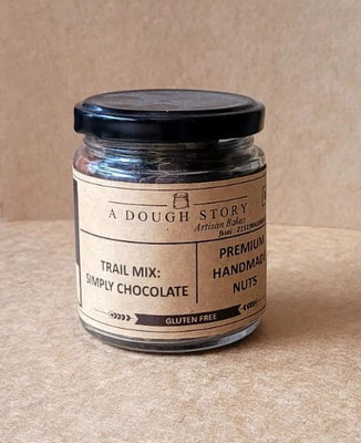 A DOUGH STORY Simply Chocolate Trail Mix Almonds, Hazelnuts(1 x 100 g)
