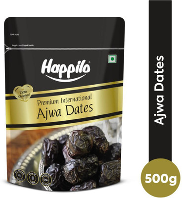 Happilo Premium International Ajwa Dates Value Pack Dates(1 x 500 g)