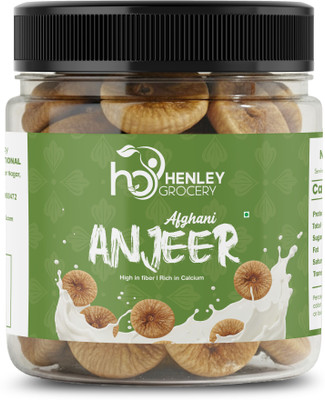 HENLEY Figs 250gm | Healthy digestive snack | Naturally sweet dried anjeer Figs(1 x 500 g)