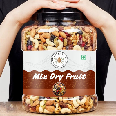 GOTREY Mix Dry Fruits [Almonds, Cashews, Raisins, Pistachios,Apricot, (1 kg) Assorted Fruits & Nuts(1 x 1000 g)