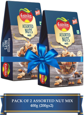 Eatriite Assorted Nuts Mix (Trail Mix) 400g (200gx2) Assorted Nuts(2 x 200 g)