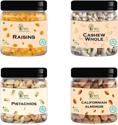 organic orchard Dry Fruit Combo ( (Cashew , Raisins , Almonds , Pistachios ) - All Premium(1000 g)