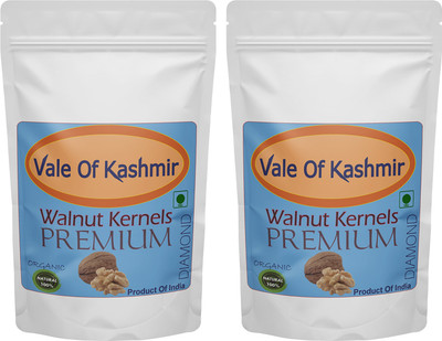 vale of kashmir Walnut Kernels PREMIUM Nuts, Organic Fesh Walnut Kernels From Kashmir Walnuts(2 x 0.5 kg)