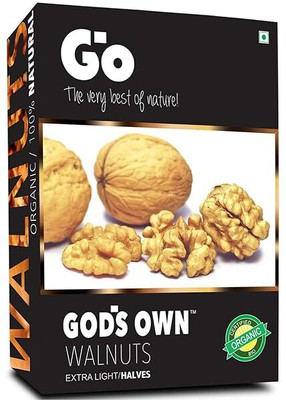 GOS GODS OWN Kashmiri Extra Light Halves Walnuts kernels(Without Shells) 250 gm | Walnuts Walnuts(250 g)