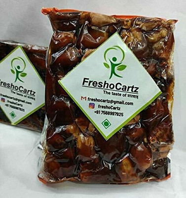 FreshoCartz Khajur Dates with Seeds | Arabian Dates | Dry Fruit Regular Dates | Pin Khajoor (Vaccum Packing) Dates(500 g)