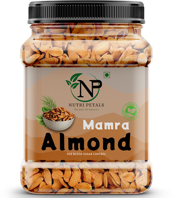 nutri petals Afghani Mamra Almond/Mamra Badam | Mamra Almond Healthy For Brain, Skin & Heart Almonds(1 x 300 g)