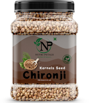 nutri petals Natural Almondette Kernels | Chiraunji | Charoli | Chironji Assorted Nuts(250 g)