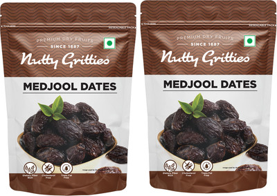 Nutty Gritties Premium Medjool Dates Dates(2 x 350 g)