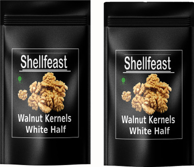 Shellfeast White Walnut Kernels Halves, Akhrot Giri Walnuts(2 x 0.5 kg)