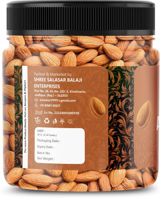 SR Esharwal almonds box 500 gm Assorted Seeds & Nuts(1 x 500 g)