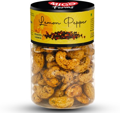 MIGO FARMS Roasted & Salted Lemon Pepper Cashews Masala Kaju Nuts Cashews(200 g)