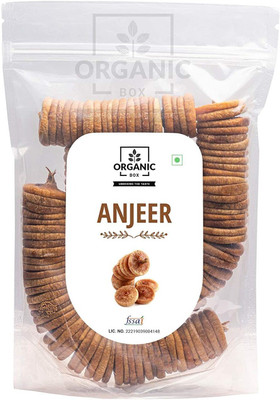 Organic Box Afghani Anjeer Figs - 400 Gram | Afghanistan Anjir ( Dried Figs ), Good for Mental and Physical Health, Increases Stamina and purify The Blood - Afghanistan Anjir Dry Fruits. Figs(1 x 400 g)