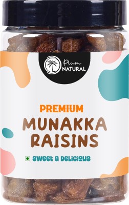 Plum Natural Large Munakha/Raisins Grade - King Size Dry Fruits Munakka Raisins(400 g)