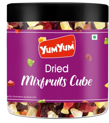 YUM YUM Mixed Dried Fruits Healthy Snack for kids and adults -200g Cranberries, Strawberries, Kiwi, Mango, Pineapple, Assorted Fruit(200 g)