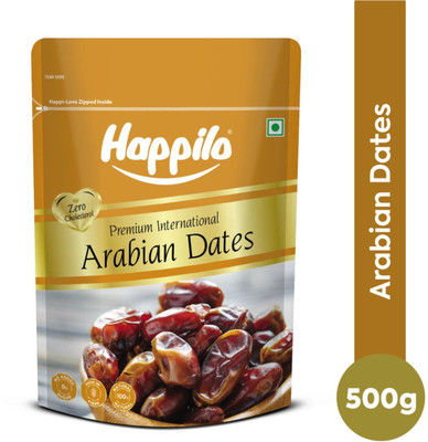 Happilo Premium International Arabian Dates Value Pack Dates(1 x 500 g)