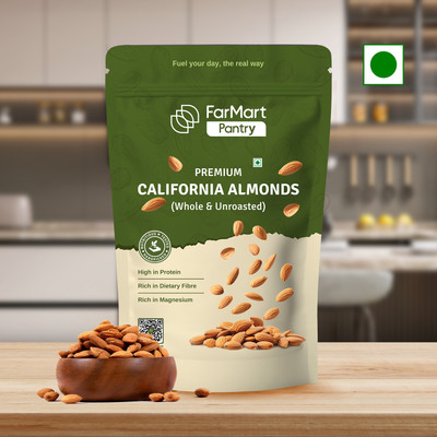 FarMart Pantry Premium California Almonds(1 x 500 g)