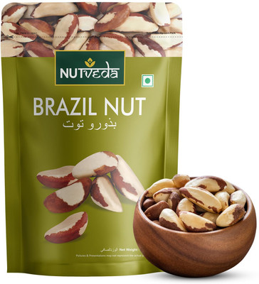 nutveda Premium Whole Peru Brazil Nut 200g - Brazillian Nut Brazil Nuts(1 x 200 g)
