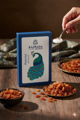 rajwada Orange Raisins Premium Dry Fruits | Premium Kishmish 250g Pack Raisins(1 x 250 g)