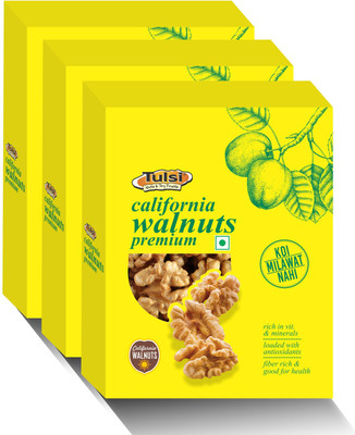 Tulsi California Kernrels Premium Walnuts(3 x 200 g)