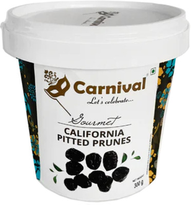 CARNIVAL California Pitted Prunes- Dried Seedless Plum 300g (Healthy, Aloobukhara) Prunes(1 x 300 g)