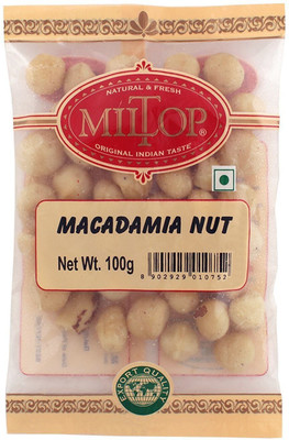 MilTop Macadamia Nuts 100gm Macadamia Nuts(1 x 100 g)