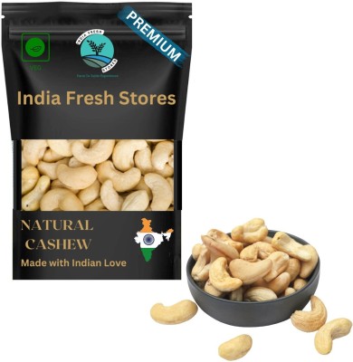 INDIA FRESH STORES Whole Crunchy Premium Kaju nuts Dry Fruit Cashews(100 g)