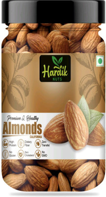 Hardik Almonds (Badam) 200 gm – Premium Quality | High Protein | Healthy Snack Almonds(1 x 200 g)