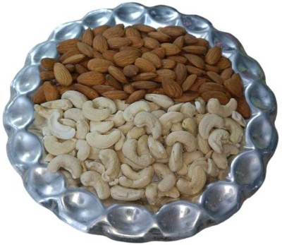 Koogly Traditional Dry Fruits Gift Thali and Gift Hamper for Holi, New Year Almonds, Cashews(200 g)