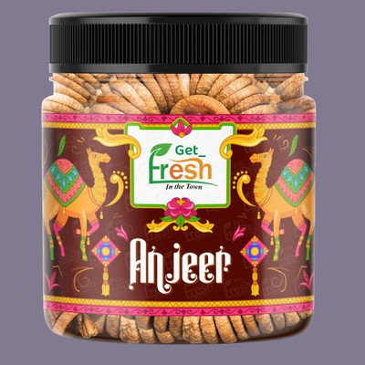 Get Fresh Afghan Anjeer | Naturally Harvested Figs | Great for Wellness and Health Figs(1 x 1000 g)